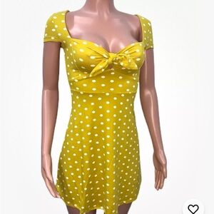 Yellow Polka Dot Dress
